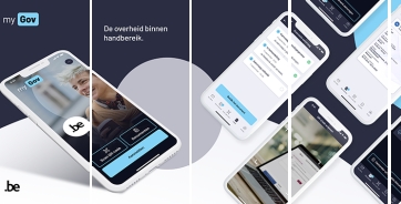 afbeelding van de MyGov-applicatie op smartphone